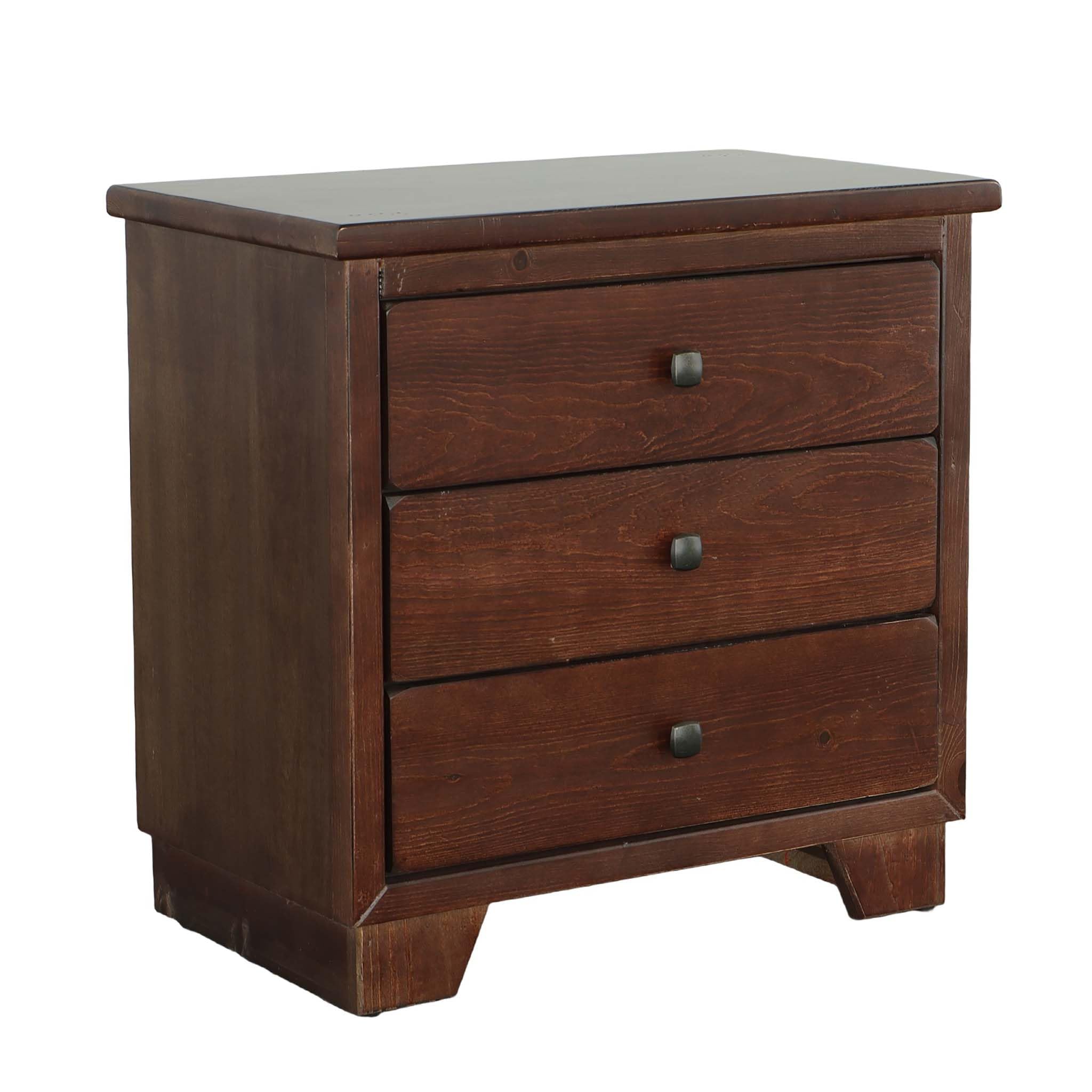Progressive Furniture Diego Nightstand, 24" X 15" X 25", Espresso Pine